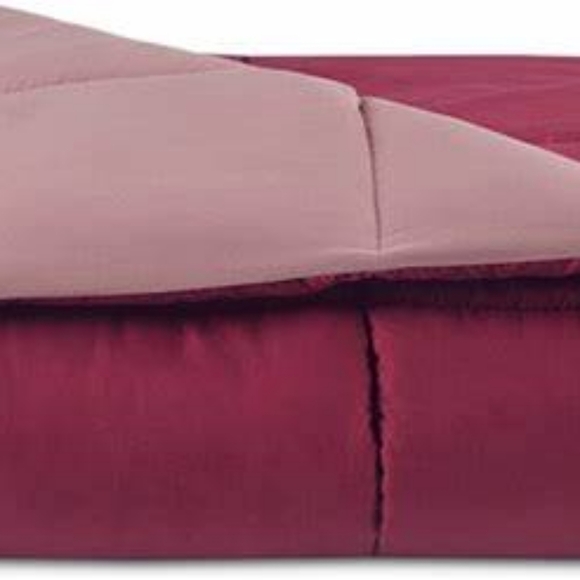 Martha Stewart Essentials Down Alternative Solid Reversible Comforter, King, Cre - Picture 3 of 3